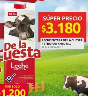 Ara De la cuesta leche entera tetra pak oferta
