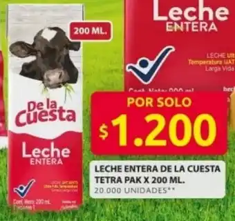 Ara De la cuesta leche entera tetra pak oferta