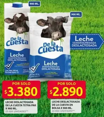 Ara De la cuesta leche deslactosada tetra pack oferta