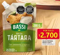 Ara Bassi salsa tartara oferta