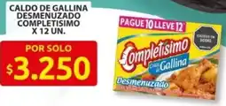 Ara Caldo de gallina desmenuzado completisimo oferta
