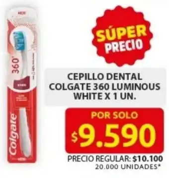 Ara Colgate cepillo dental 360 luminous white oferta