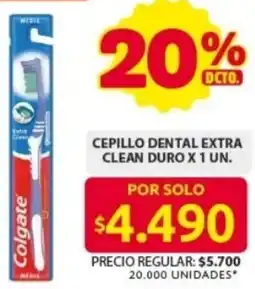 Ara Colgate cepillo dental extra clean duro oferta