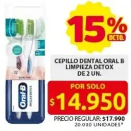 Ara Oral B cepillo dental limpieza detox oferta