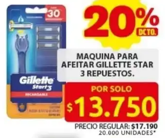 Ara Gillette star maquina para afeitar oferta