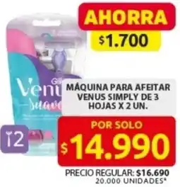 Ara Venus simply maquina para afeitar oferta