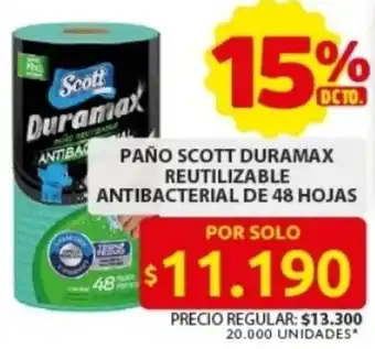Ara Paño scott duramax reutilizable antibacterial oferta
