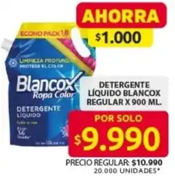 Ara Detergente liquido blancox regular oferta