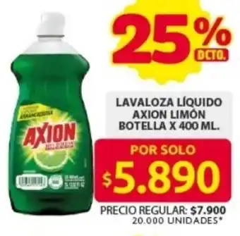 Ara Axion lavaloza líquido limón botella oferta