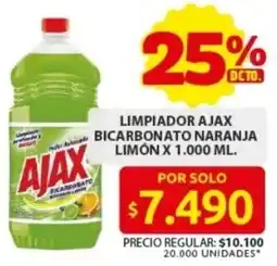 Ara Ajax limpiador bicarbonato naranja limón oferta