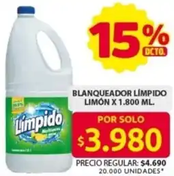 Ara Límpido blanqueador limon oferta