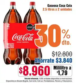 Alkosto Coca cola gaseosa oferta