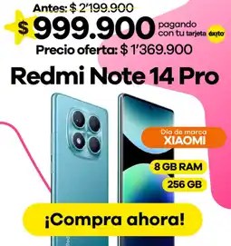 Éxito Redmi Note 14 Pro oferta