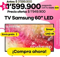 Éxito Samsung tv 60″ led oferta