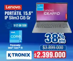 Ktronix Lenovo Idea Pad Slim3 oferta