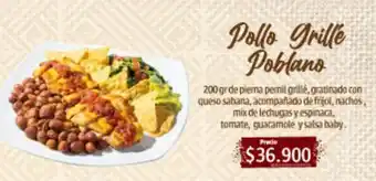 Cali Mio Pollo Grille Poblano oferta