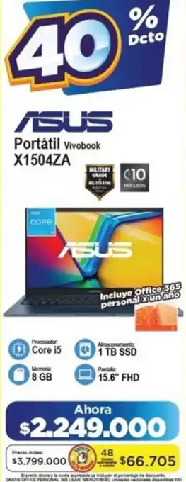 Alkomprar Asus portátil vivobook oferta