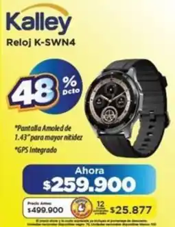 Alkomprar Kalley reloj k-swn4 oferta
