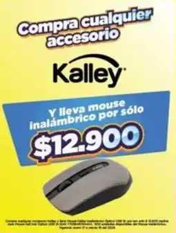 Alkomprar Kalley y lleva mouse inalámbrico por sólo oferta