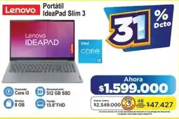 Alkomprar Lenovo portátil ideapad slim 3 oferta