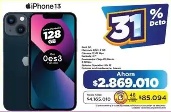 Alkomprar iPhone 13 oferta