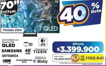 Alkomprar Samsung  qled tv 70" oferta