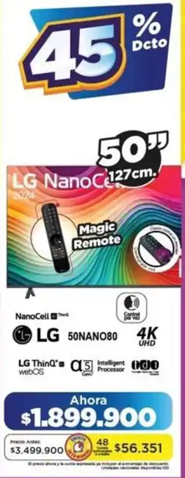 Alkomprar LG NanoCell 50" oferta