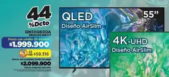 Alkomprar Samsung QLED 55" TV oferta