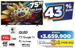 Alkomprar TCL 75" Google TV oferta