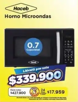 Alkomprar Haceb Horno Microondas oferta