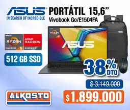 Alkosto ASUS Vivobook Go 15,6” oferta