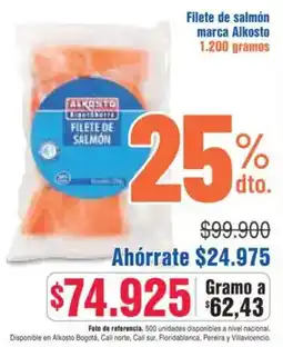 Alkosto Alkosto Filete de salmon oferta