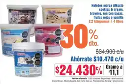 Alkosto Alkosto Helados oferta