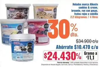 Alkosto Alkosto Helados oferta