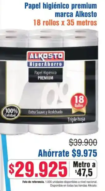 Alkosto Papel higiénico premium oferta