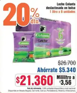 Alkosto Leche Colanta deslactosada oferta