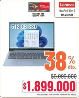 Alkosto Lenovo IdeaPad Slim 3 oferta