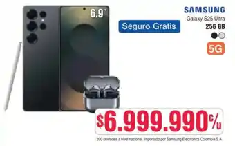 Alkosto Samsung galaxy s25 ultra 256 GB oferta