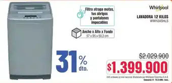 Alkosto Whirlpool lavadora oferta