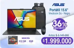 Alkosto ASUS Portátil 15.6" Vivobook Go oferta