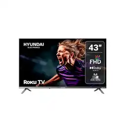 Alkomprar TV HYUNDAI 43 Pulgadas 109,2cm HYLED4322RiM HD LED Smart TV Roku oferta