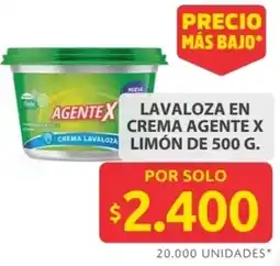 Ara Lavaloza en crema agente x crema lavaloza limón oferta