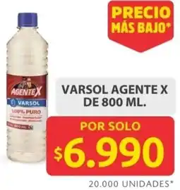 Ara Varsol agente x oferta