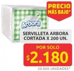 Ara Servilleta arbora cortada oferta