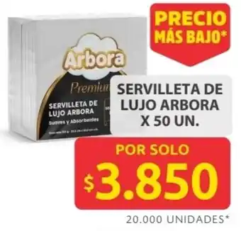 Ara Servilleta de lujo arbora oferta