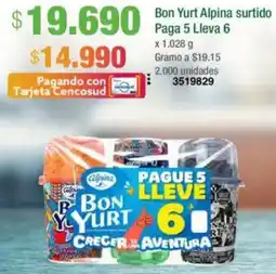 Jumbo Bon yurt alpina surtido paga oferta