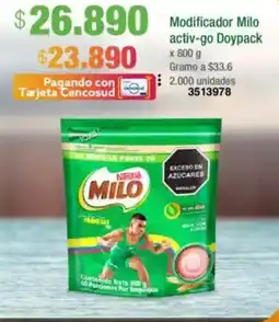 Jumbo Milo modificador activ-go doypack oferta