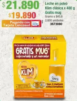 Jumbo Leche en polvo klim clásica oferta