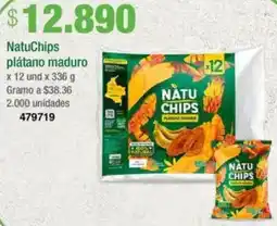 Jumbo Natuchips plátano maduro oferta