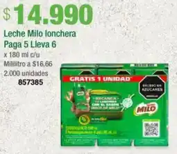 Jumbo Milo leche lonchera oferta